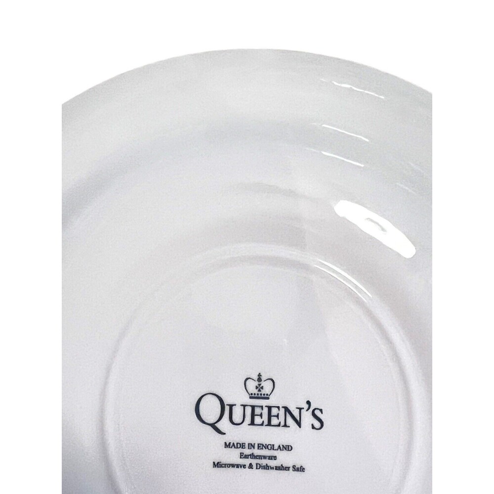 Queen’s “Til Death Do Us Part” Ceramic Skeleton Couple Dinner Plates (4) NEW - Picture 4 of 4